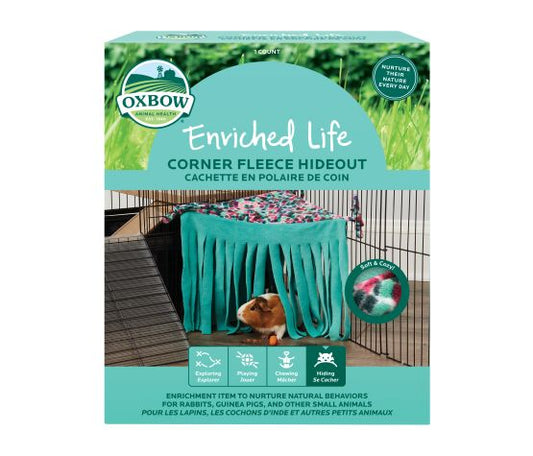 Oxbow Enriched Life - Cachette Pour Rongeur En Coin En Tissu Polaire