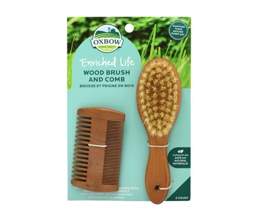 Oxbow Enriched Life - Brosse Et Peigne En Bois