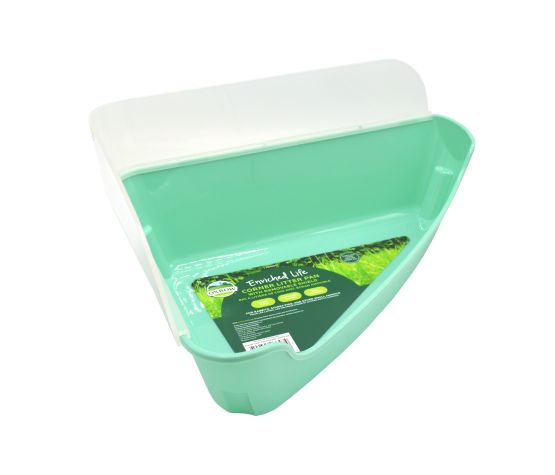 Oxbow Enriched Life Bac A Litiere En Coin Avec Panneau Amovible
