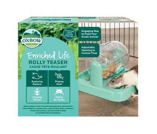 Oxbow Enriched Life - Jeu Interactif Pour Rongeur, Casse-tête Roulant Dist. De Nourriture