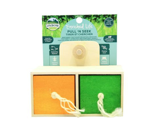 Oxbow Enriched Life - Jeu Interactif Pour Rongeur, Tirer Et Chercher