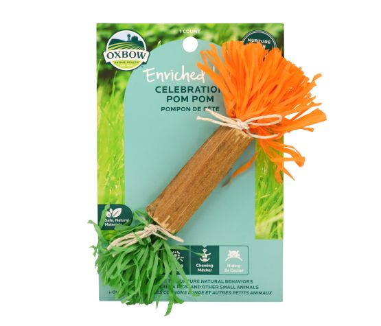 Oxbow Enriched Life - Gâterie à Mâcher Pour Rongeur, Pompon De Fête