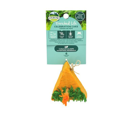 Oxbow Enriched Life - Gâterie à Mâcher Pour Rongeur, Pointe De Gâteau De Fête