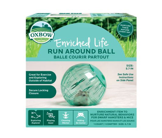 Oxbow Enriched Life - Jeu D'exercice Pour Rongeur, Balle Courir Partout