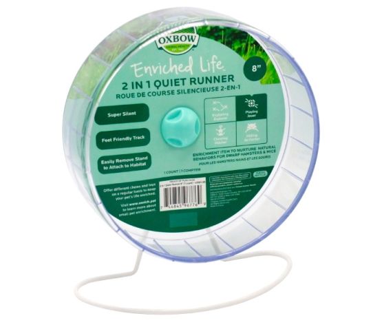 Oxbow Enriched Life - Jeu D'exercice Pour Rongeur, Roue De Course Silencieuse 2 En 1