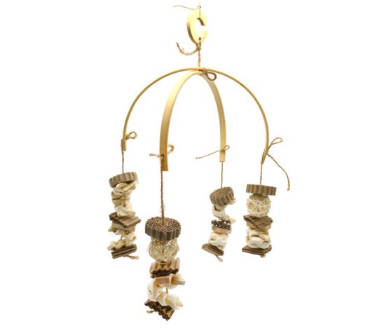 Oxbow Enriched Life - Centre Interactif Pour Rongeur, Mobile D'activités Naturelles à Suspendre