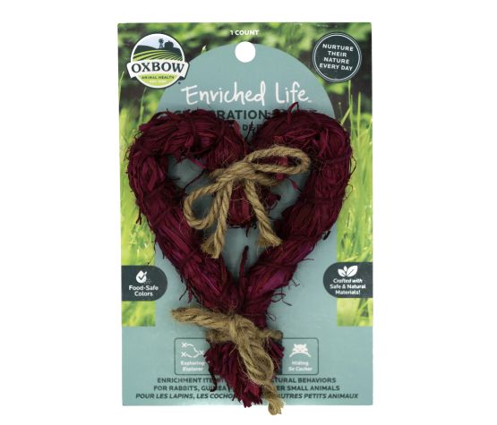 Oxbow Enriched Life Gaterie A Macher Pour Rongeur Coeur De Célébration