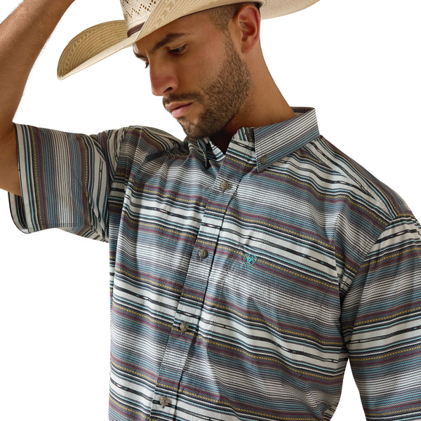 Ariat Chemise pour Homme Pauline à rayures Serape bleu