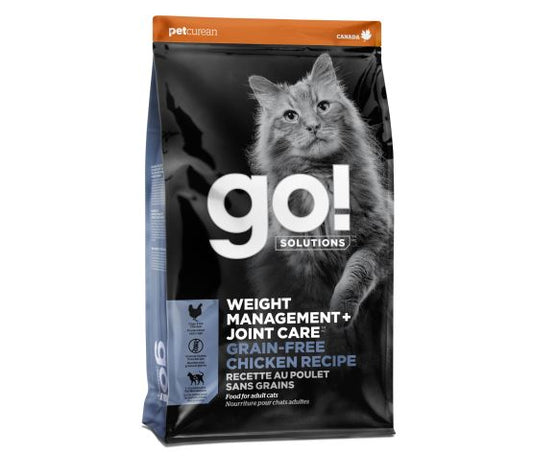 Petcurean Go! Contrôle Du Poids + Articulations Sans Grains Pour Chat Poulet 8 Lbs