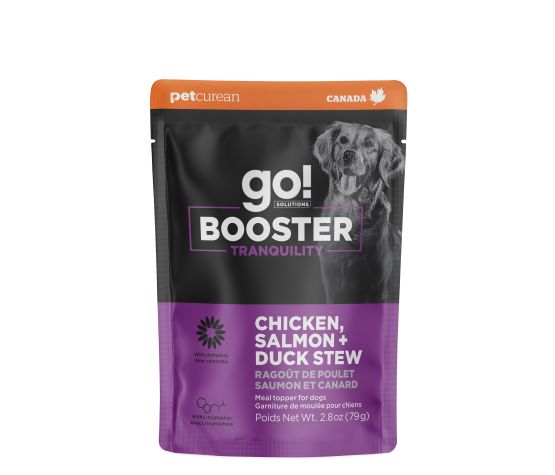 Petcurean Go! Booster Pour Chien, Tranquilité Ragoût De Poulet, Saumon Et Canard 2.8oz