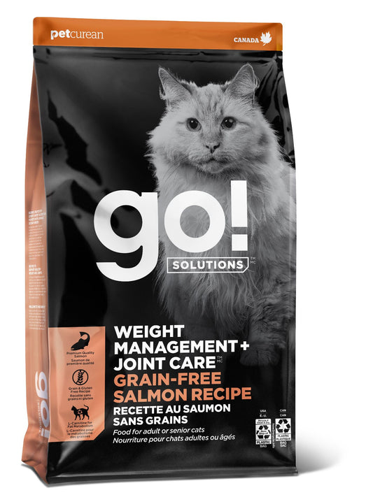 Petcurean Go! Contrôle Du Poids + Articulations Sans Grains Pour Chat Saumon 3 Lbs