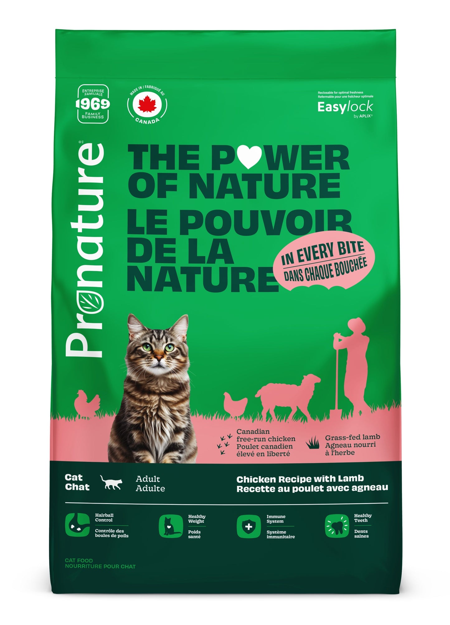 Pronature Original Nourriture Pour Chat - Poulet Avec Agneau 5kg