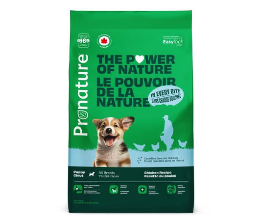 Pronature Nourriture Pour Chiot, Toutes Races - Recette Au Poulet 4 Kg