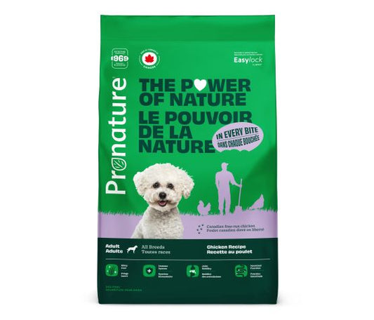 Pronature Nourriture Pour Chien, Toutes Races - Recette Au Poulet 11,3 Kg