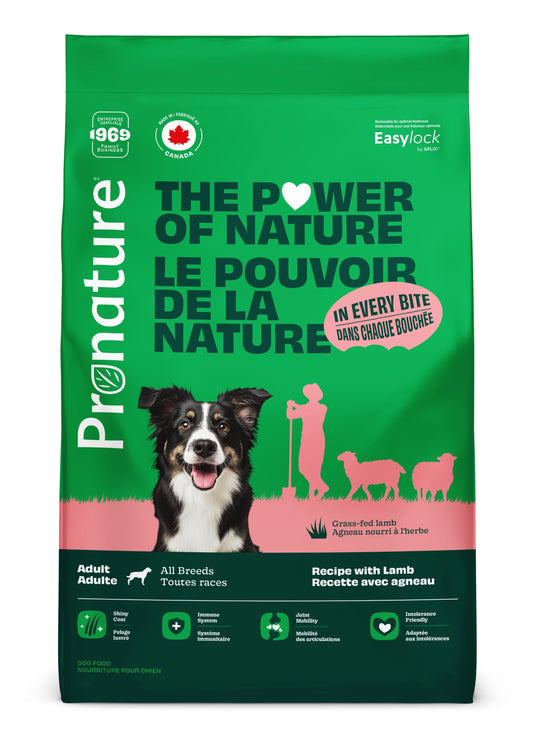 Pronature Nourriture Pour Chien, Toutes Races - Recette Avec Agneau 11,3 Kg