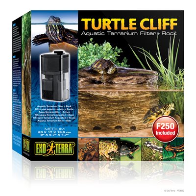 Ex Turtle Clf.Ter. Fltr.& Rock, Medium-V