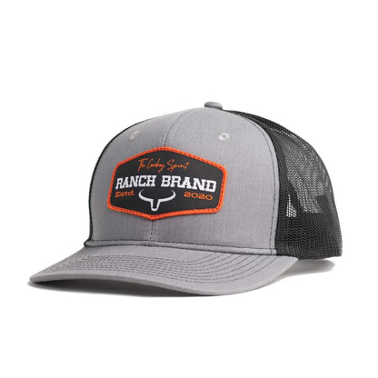 Ranch Brand Casquette Patch Ranch Mesh avec Logo