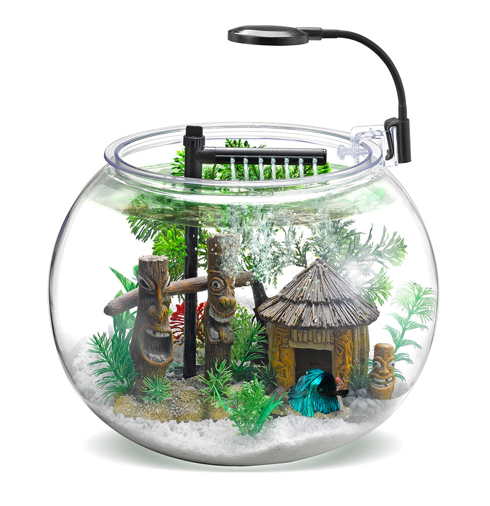 Nubios Bocal à poisson avec pompe et lumière 12L