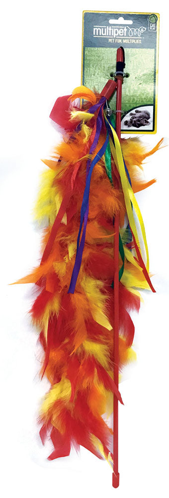 MULTIPET – Canne à pêche pour chat Cat Danglers Teaser – 50 cm (20")