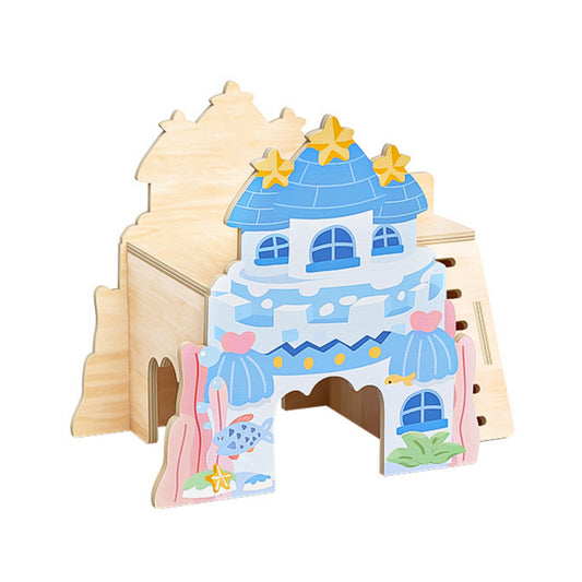 Mini & Moe – Cachette Starfish Castle Hide – 24,7 x 15 x 21,5 cm