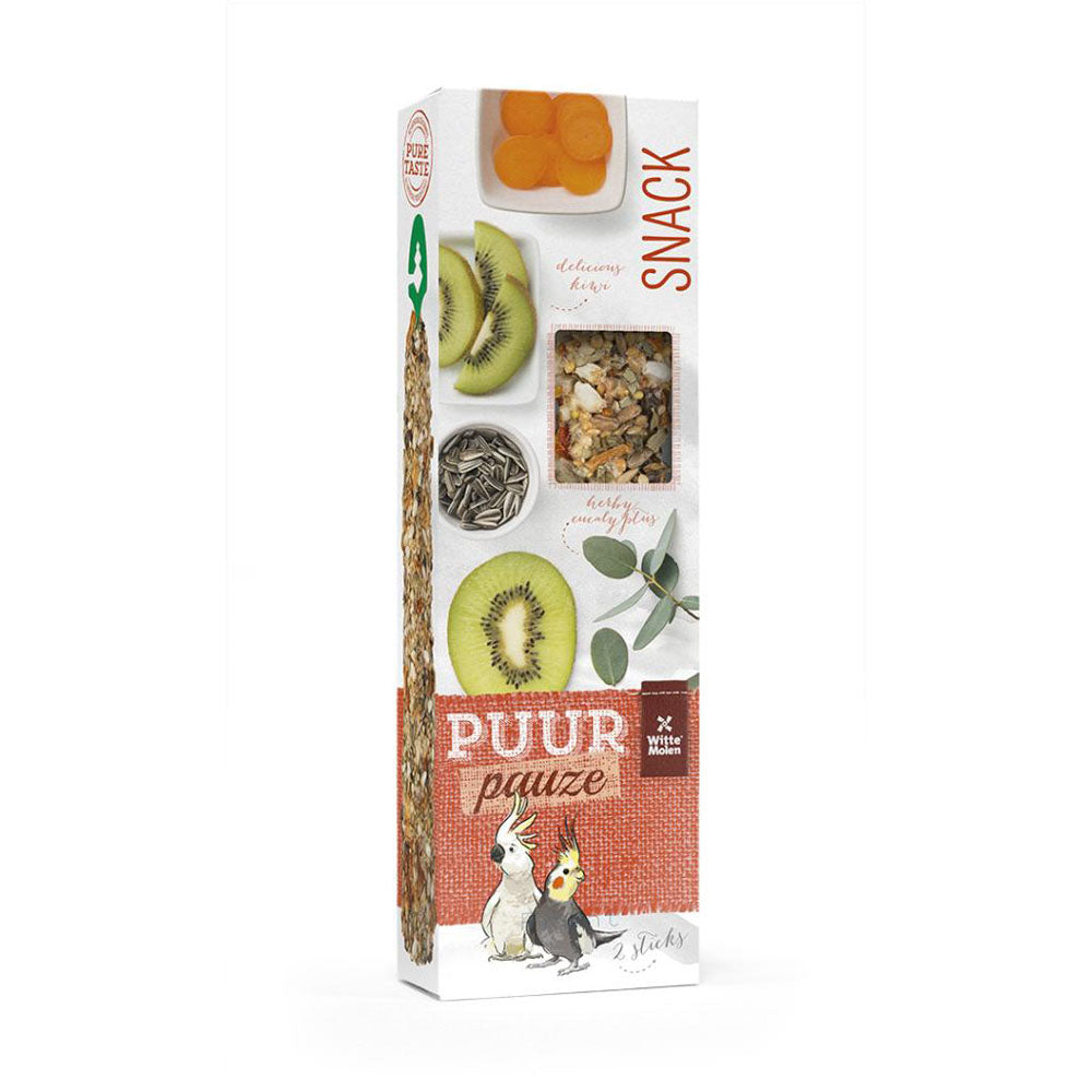 PUUR Stick Cacatoès Kiwi/Eucalyptus - 2 Bâtonnets