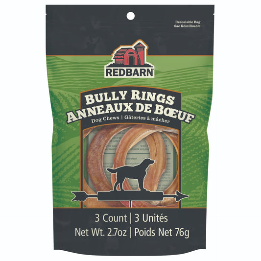 Redbarn Anneaux De Boeuf Pour Chien, Sac De 3 Unités