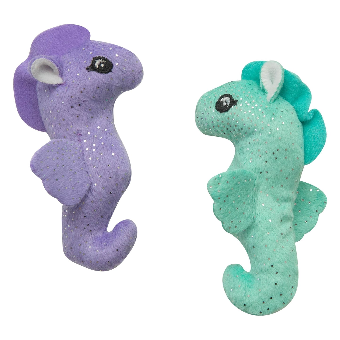 Snugarooz Jouet Pour Chat Avec Herbe à Chat, Hippocampes (pqt De 2) - 4"