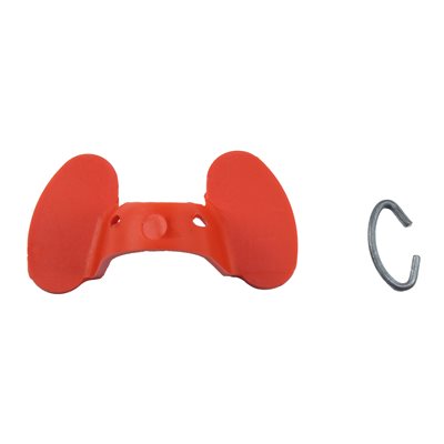 Lunettes anti-picage avec agrafe en métal