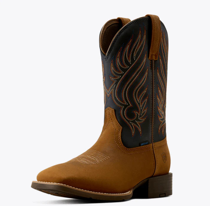Ariat Botte de cowboy Ariat Sport Riggs imperméable pour homme à bout carré large