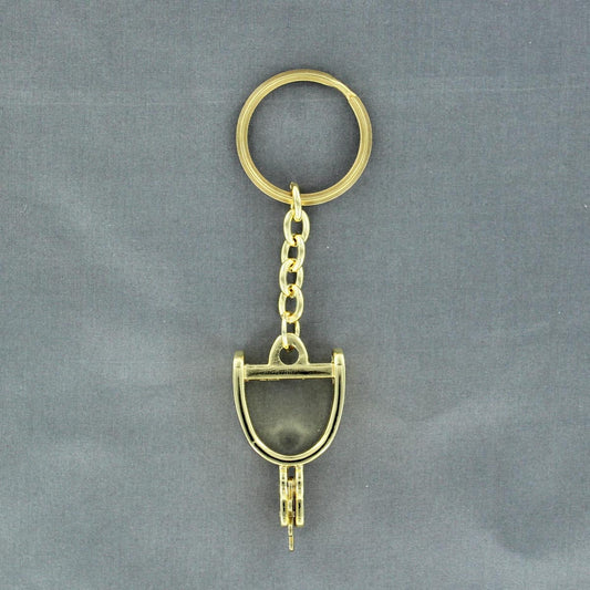 Porte-clés Western – Éperon et Râteau Suspendus