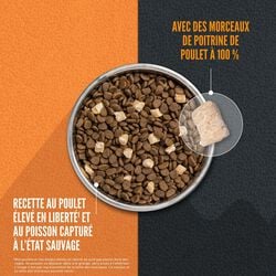 ORIJEN Wild Reserve Recette au poulet élevé en liberté et poisson capturé à l’état sauvage 1,5 kg