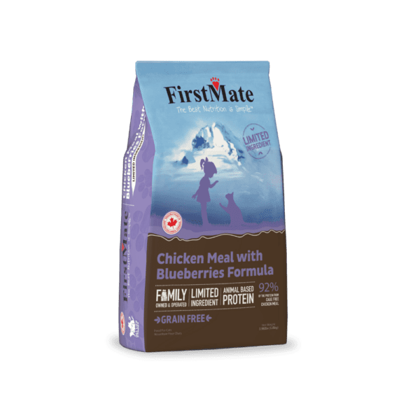First Mate LID Chat Poulet et bleuets 10 lb