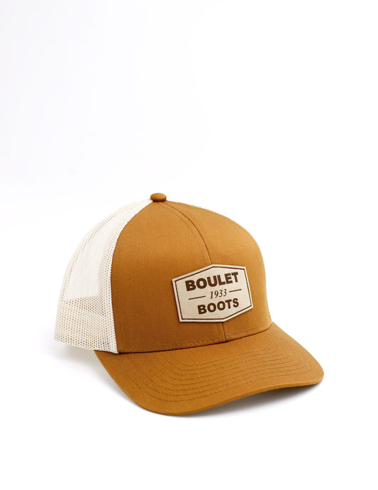 Bottes Boulet Casquette Camionneur Caramel Filet Pierre
