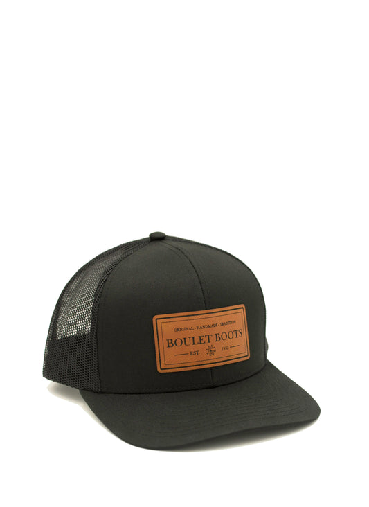 Bottes Boulet Casquette Camionneur Noir Filet Noir