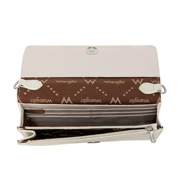Wrangler Bandana à double sangle à rabat froncé - Beige