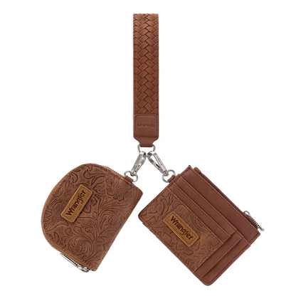 Wrangler Ensemble de portefeuille 2 pièces à outils floraux