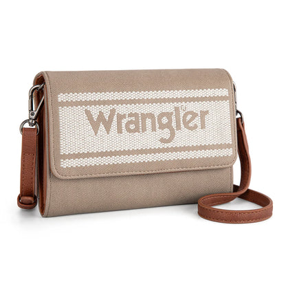 Wrangler portefeuille/bandoulière en toile cirée