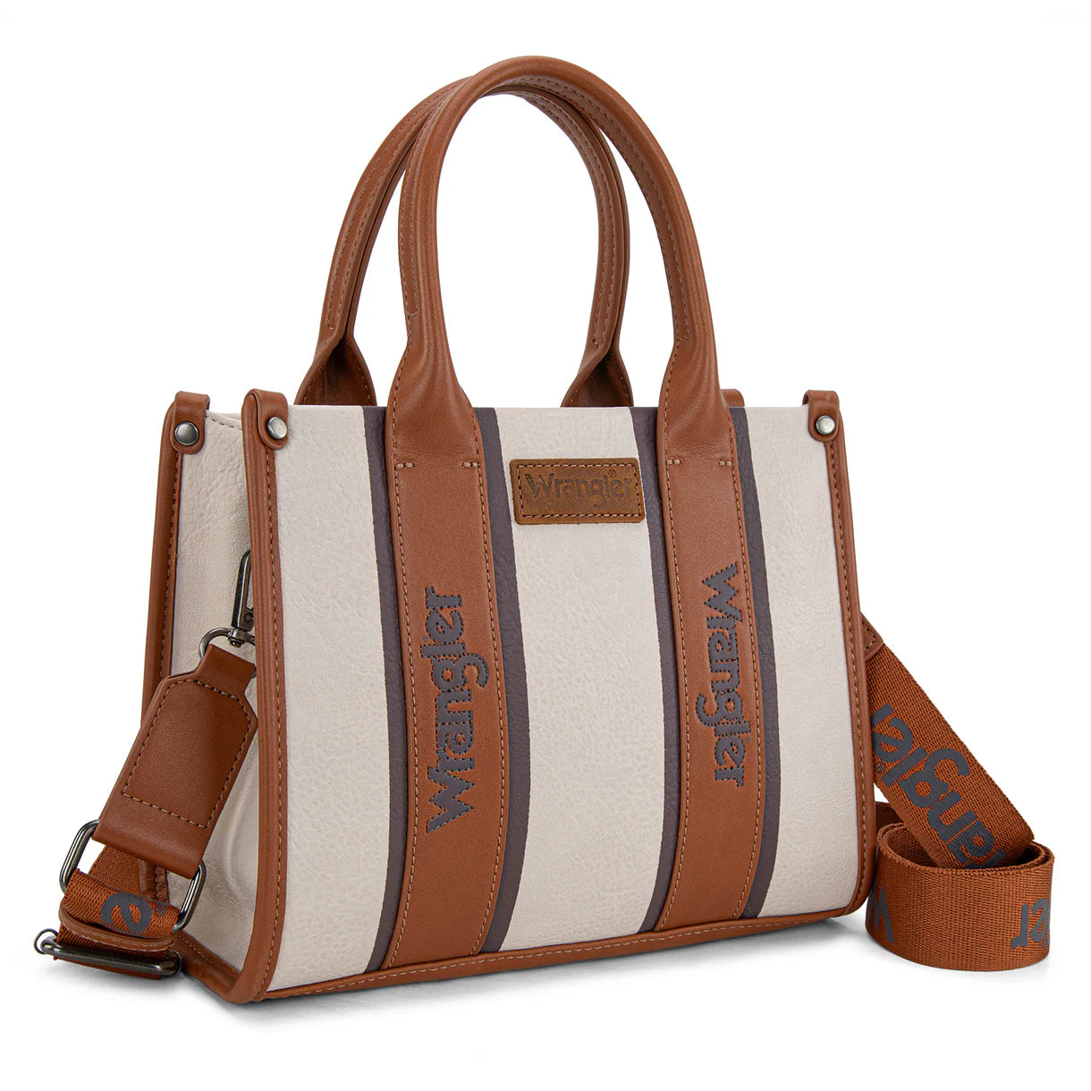 Sac cabas/bandoulière Wrangler - Marron
