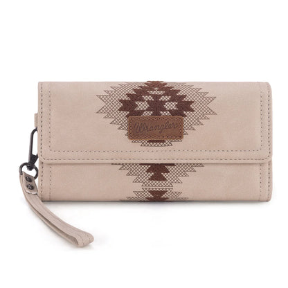 Wrangler Porte-feuille brodé aztèque