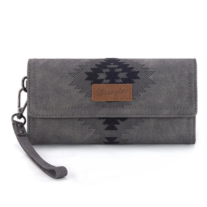 Wrangler Porte-feuille brodé aztèque