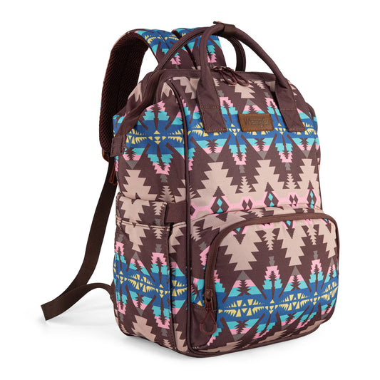 Wrangler sac à dos Callie imprimé aztèque - Café