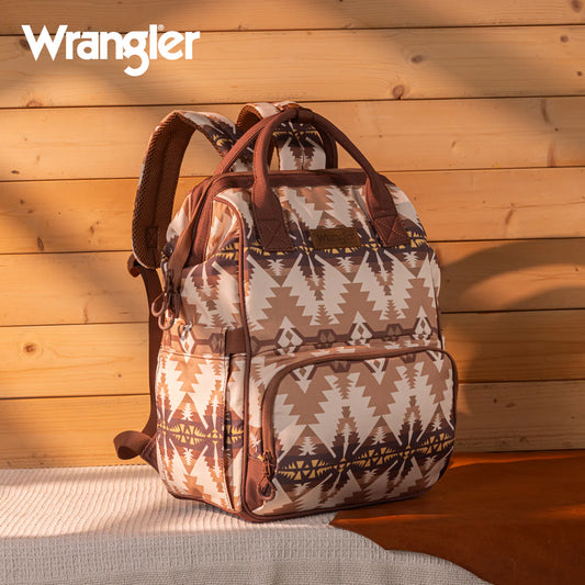 Wrangler sac à dos Callie imprimé aztèque - Beige
