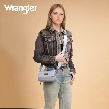 Wrangler Double Tone Petit porte-bandoulière - Jean