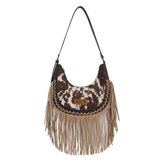 Sac de frange Wrangler à franges de vache - Café