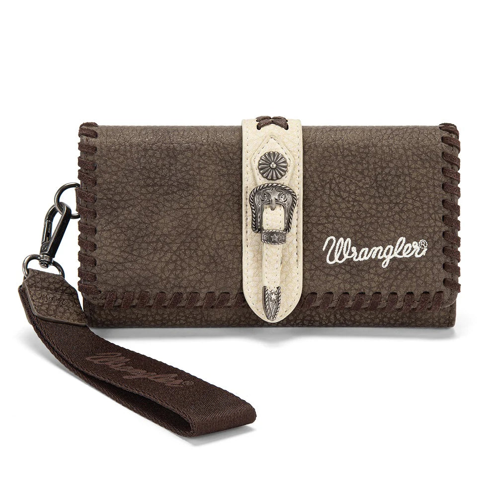Portefeuille Wrangler Western- Café