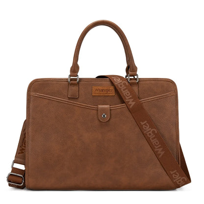 Wrangler Sac Portable  en cuir synthétique Pebbled - Marron