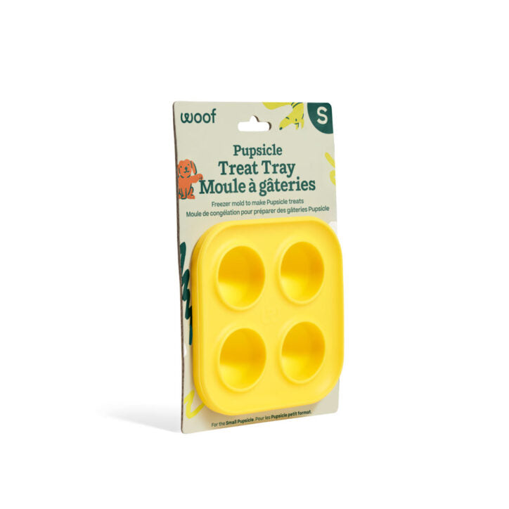 Woof Pet Moule à gâteries Pupsicle  jaune