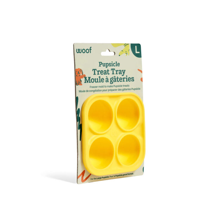 Woof Pet Moule à gâteries Pupsicle  jaune