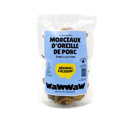 Wawwaw Morceaux D'oreille De Porc, En Sac De 500g