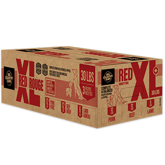 Big Country Raw XL rouge - 30 lbs